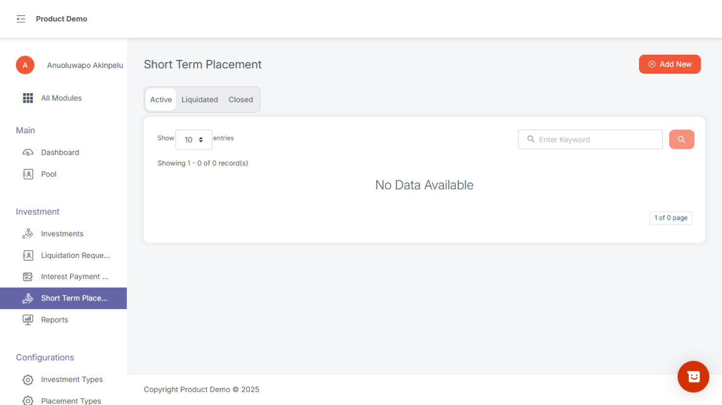 Short Term Placement – Lendastack Knowledge base