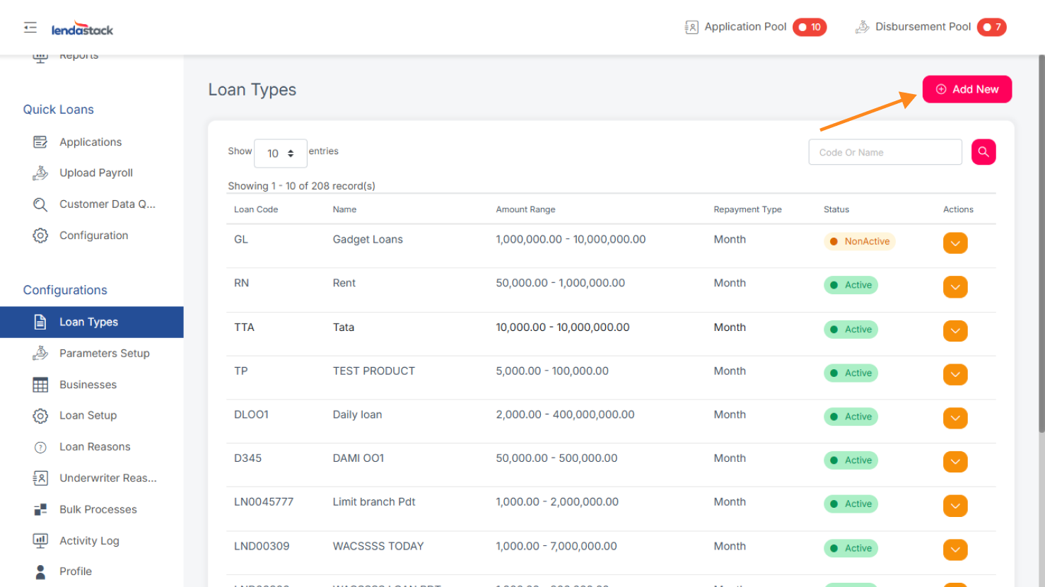 Loan Types – Lendastack Knowledge base